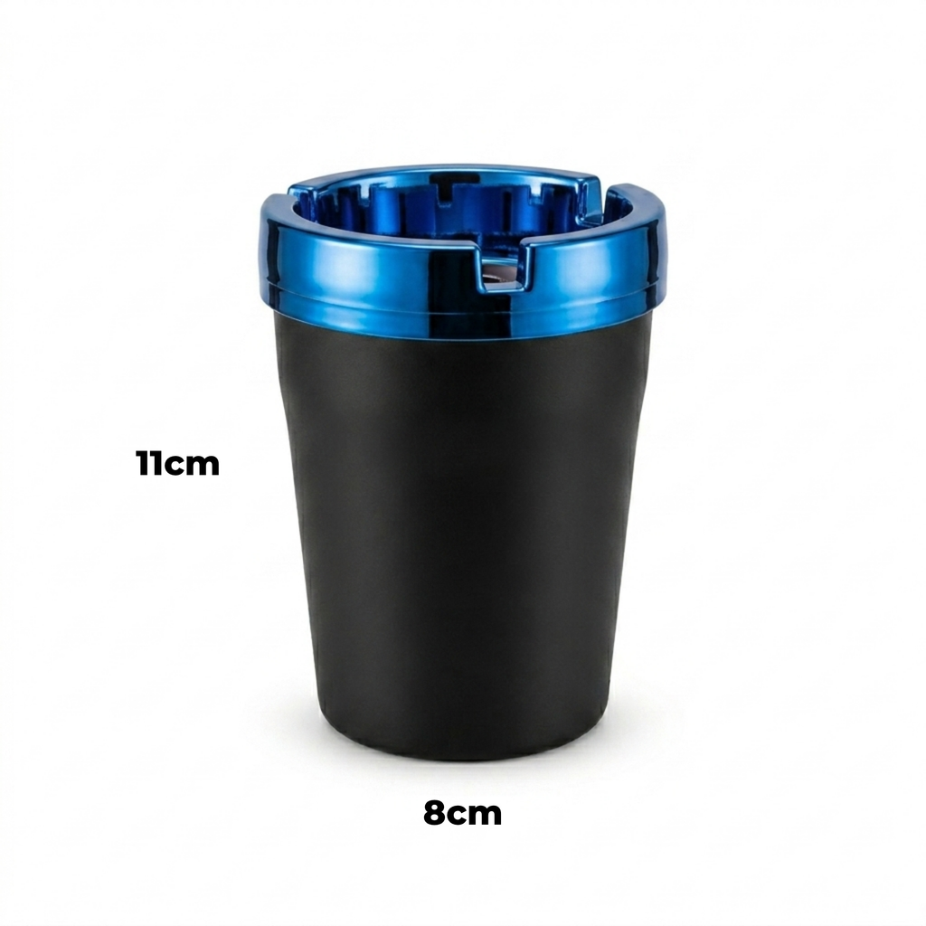 Metallic Cigarette Ashtray Butt Bucket - Convenient and Odour-Free