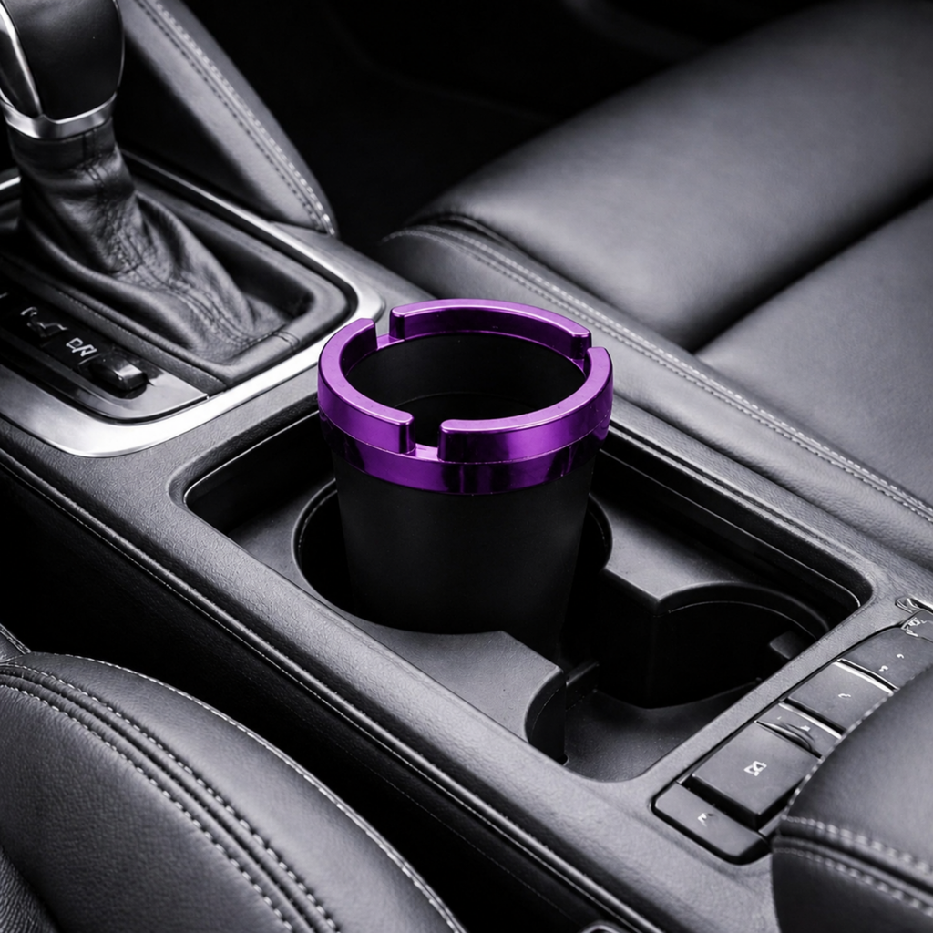 Metallic Cigarette Ashtray Butt Bucket - Convenient and Odour-Free