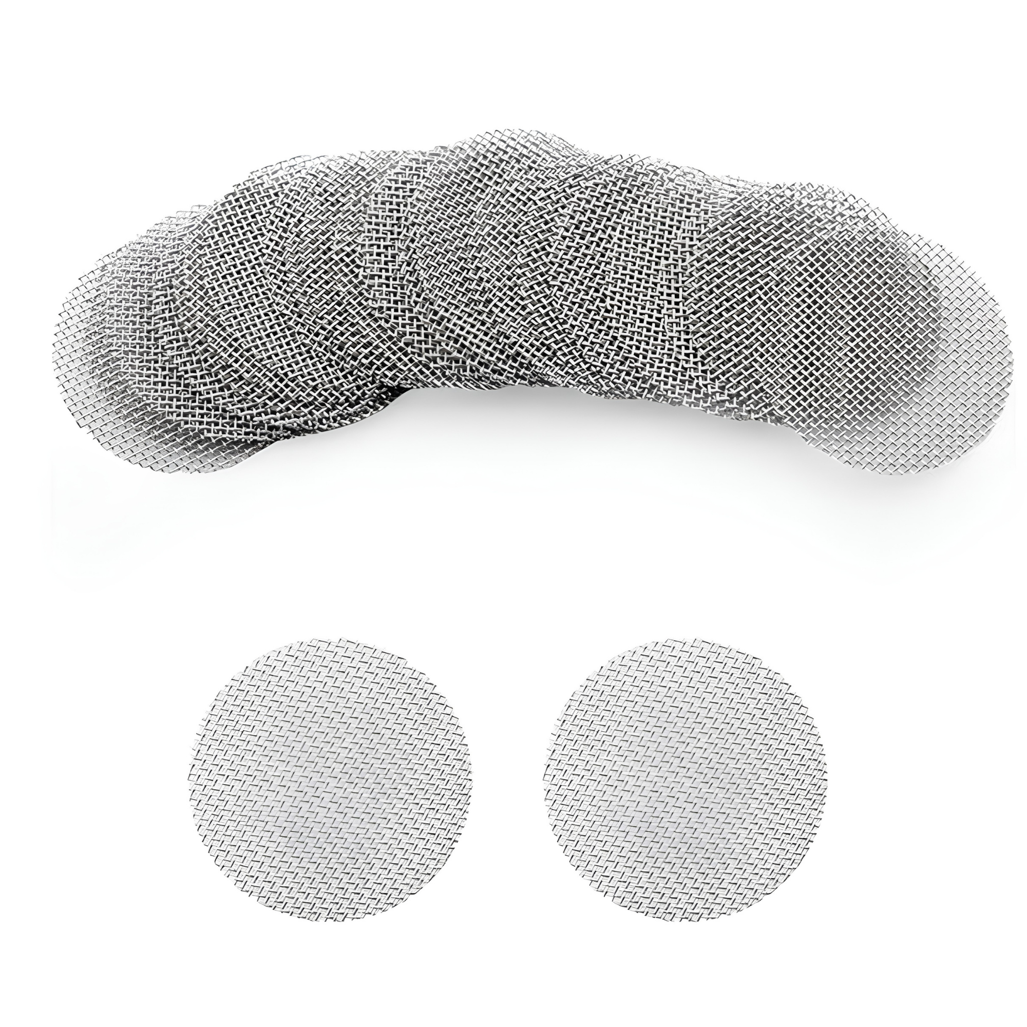 Flat Silver Screen Guazes