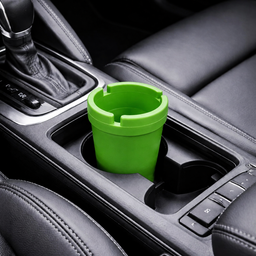 2-Pack Plastic Cigarette Ashtray Butt Bucket – Convenient and Odour-Free Disposal