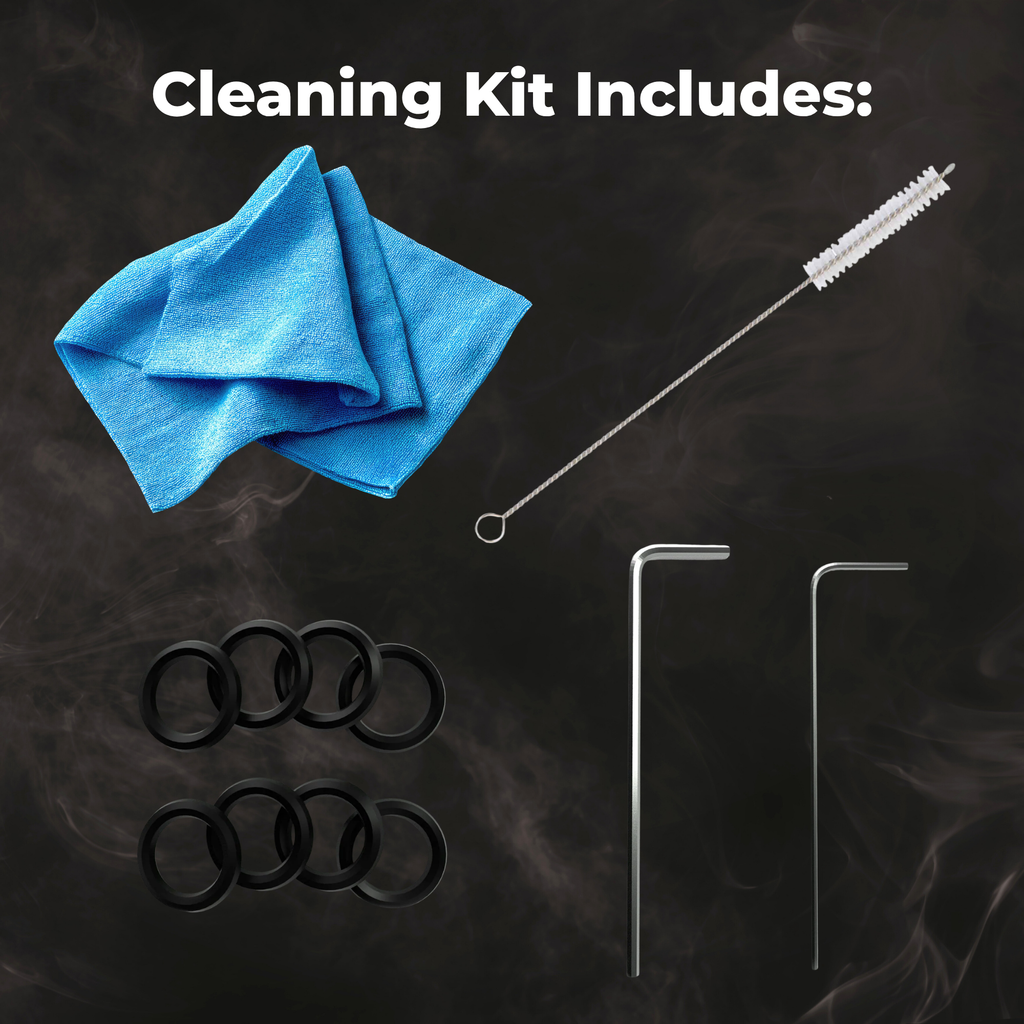 Gravity Hookah Set 360° Rotating with Heat Management Device, Cleaning Set and Smoking Accessories