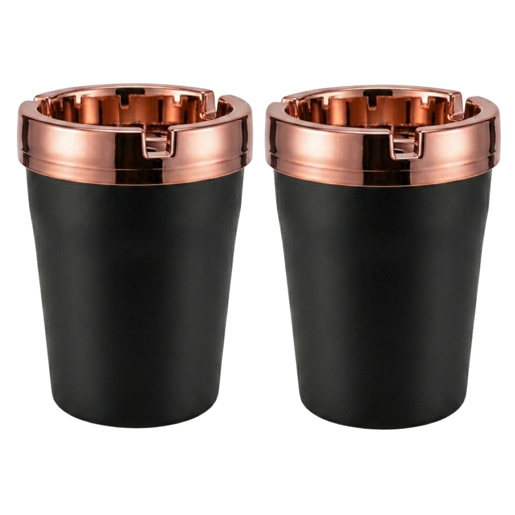 Metallic Cigarette Ashtray Butt Bucket - Convenient and Odour-Free
