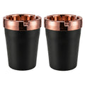 Metallic Cigarette Ashtray Butt Bucket - Convenient and Odour-Free
