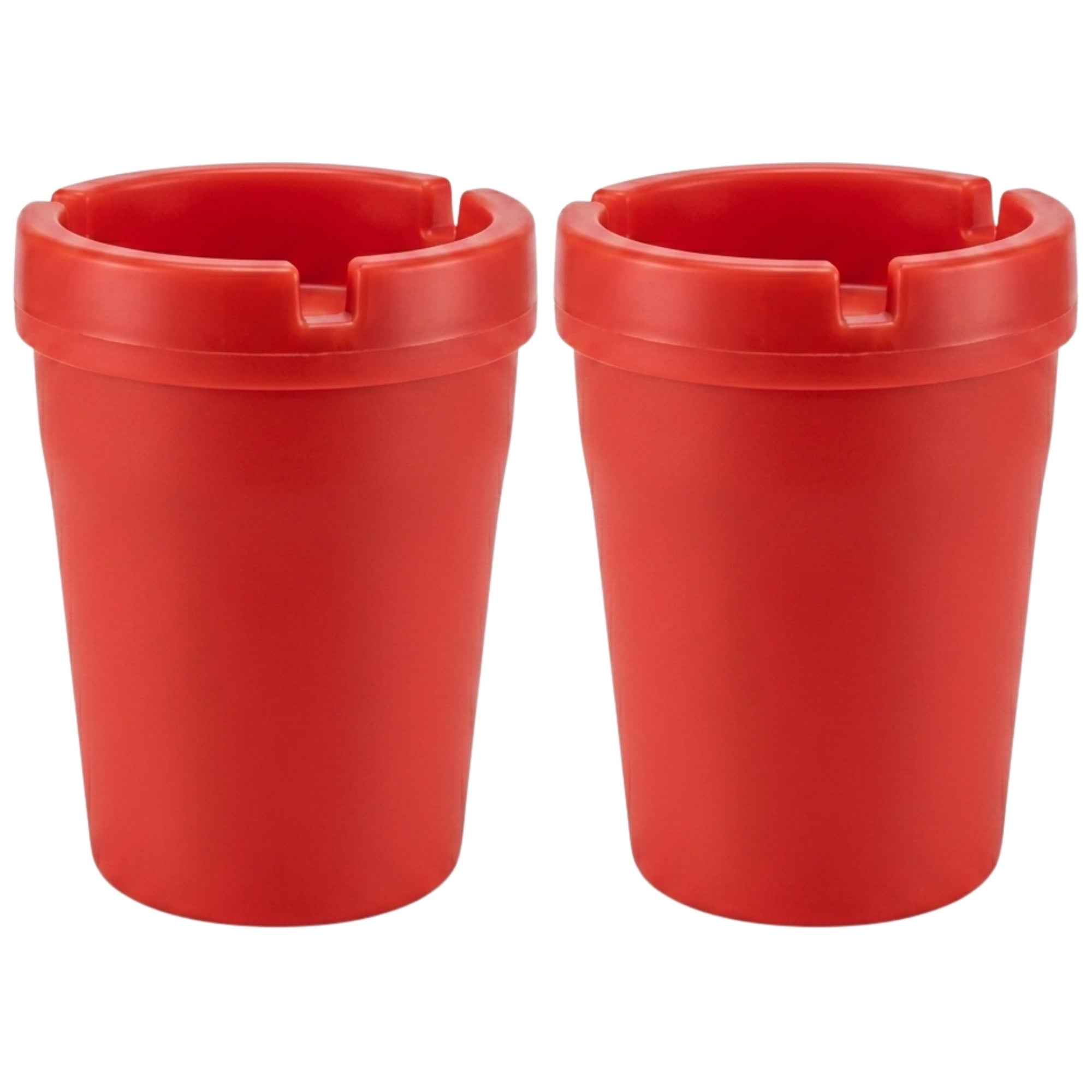 2-Pack Plastic Cigarette Ashtray Butt Bucket – Convenient and Odour-Free Disposal