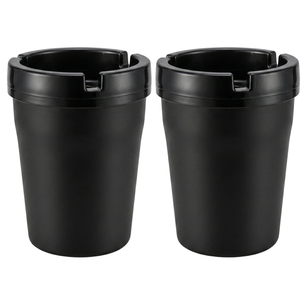2-Pack Plastic Cigarette Ashtray Butt Bucket – Convenient and Odour-Free Disposal