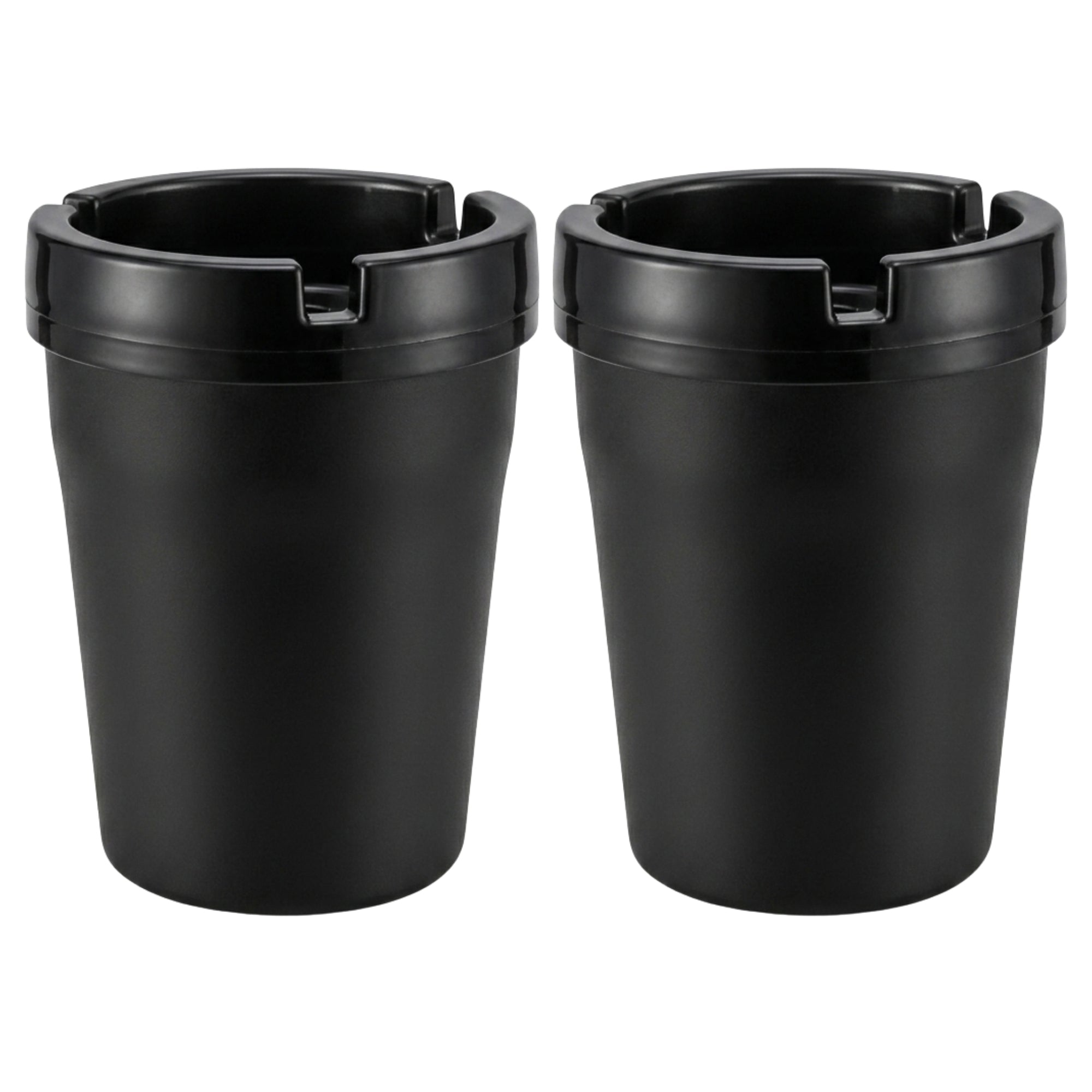 2-Pack Plastic Cigarette Ashtray Butt Bucket – Convenient and Odour-Free Disposal